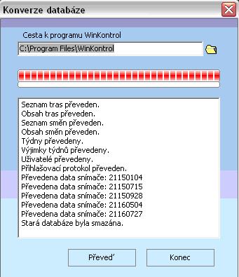 Database convertion