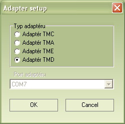 Adapter setup