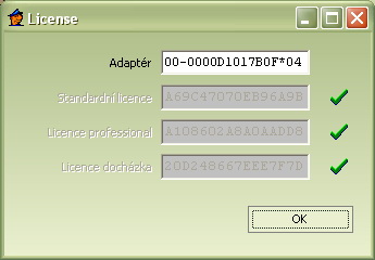 License window