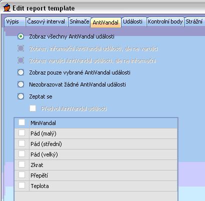 Edit report template