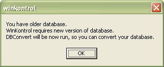 Database convertion