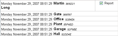 Show serial numbers