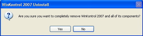 WinKontrol uninstall