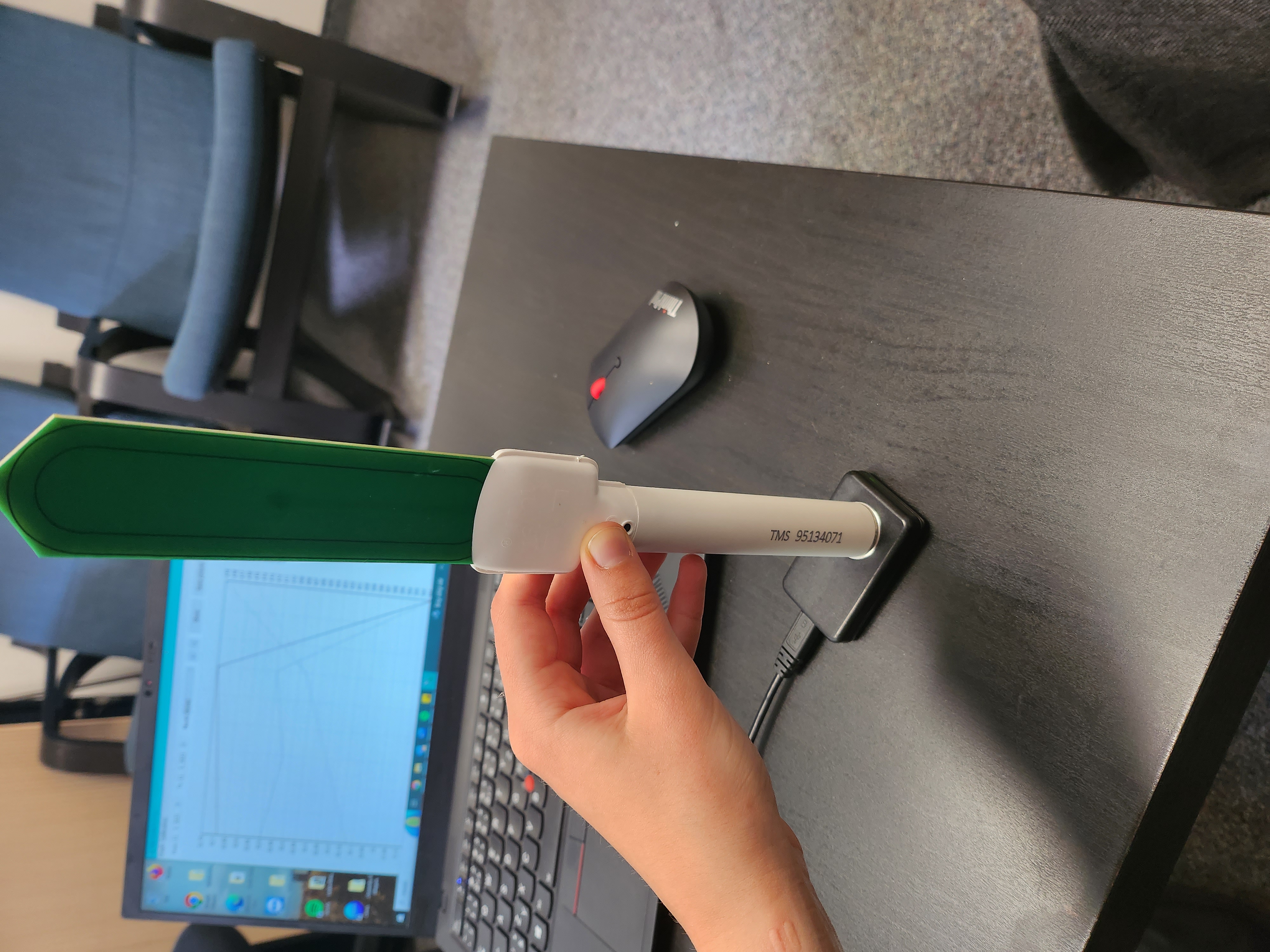 TMD Adapter conected to TMS datalogger